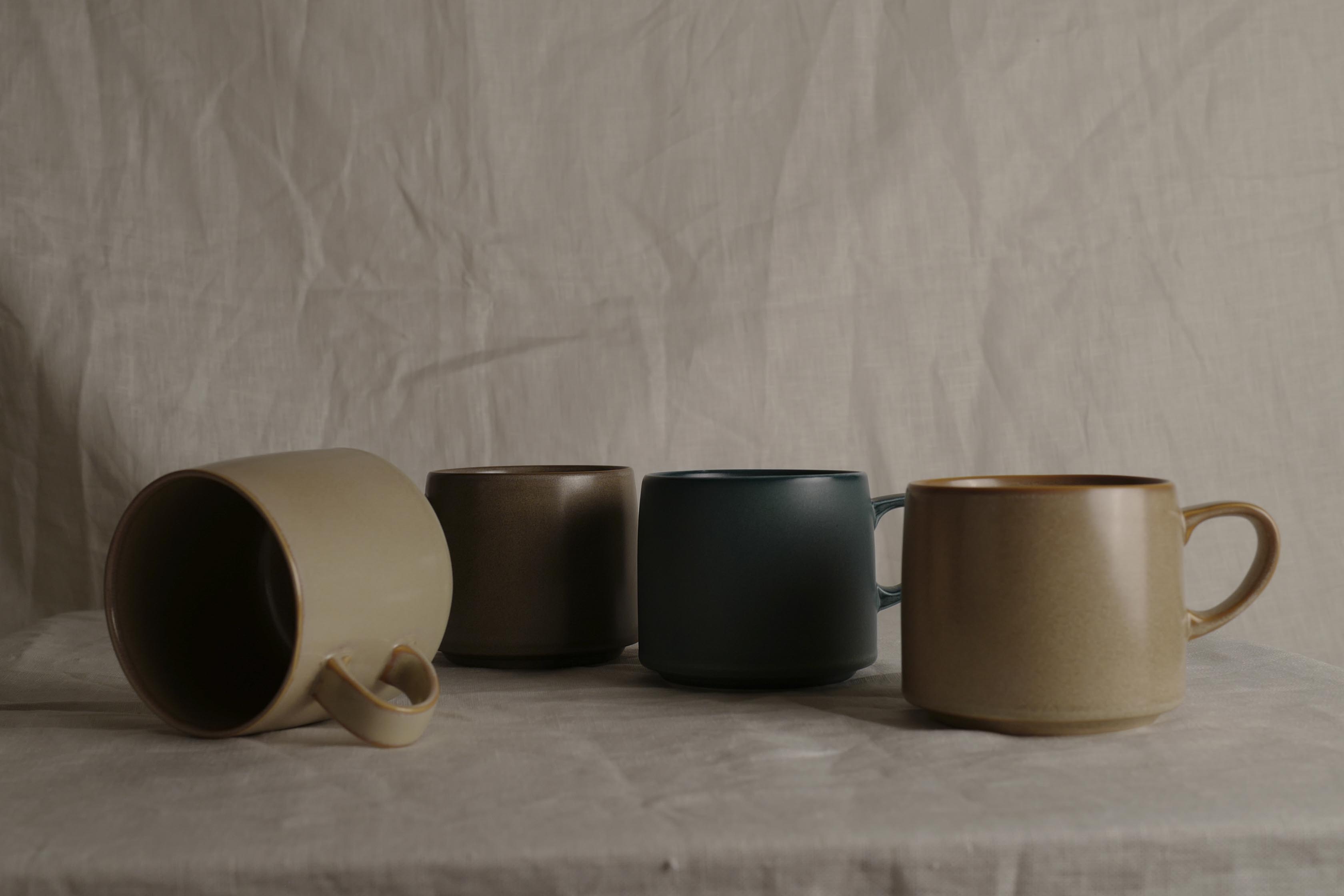 Handmade Wabi-Sabi Mug: Large Raku Yaki Ware Coffee Cup