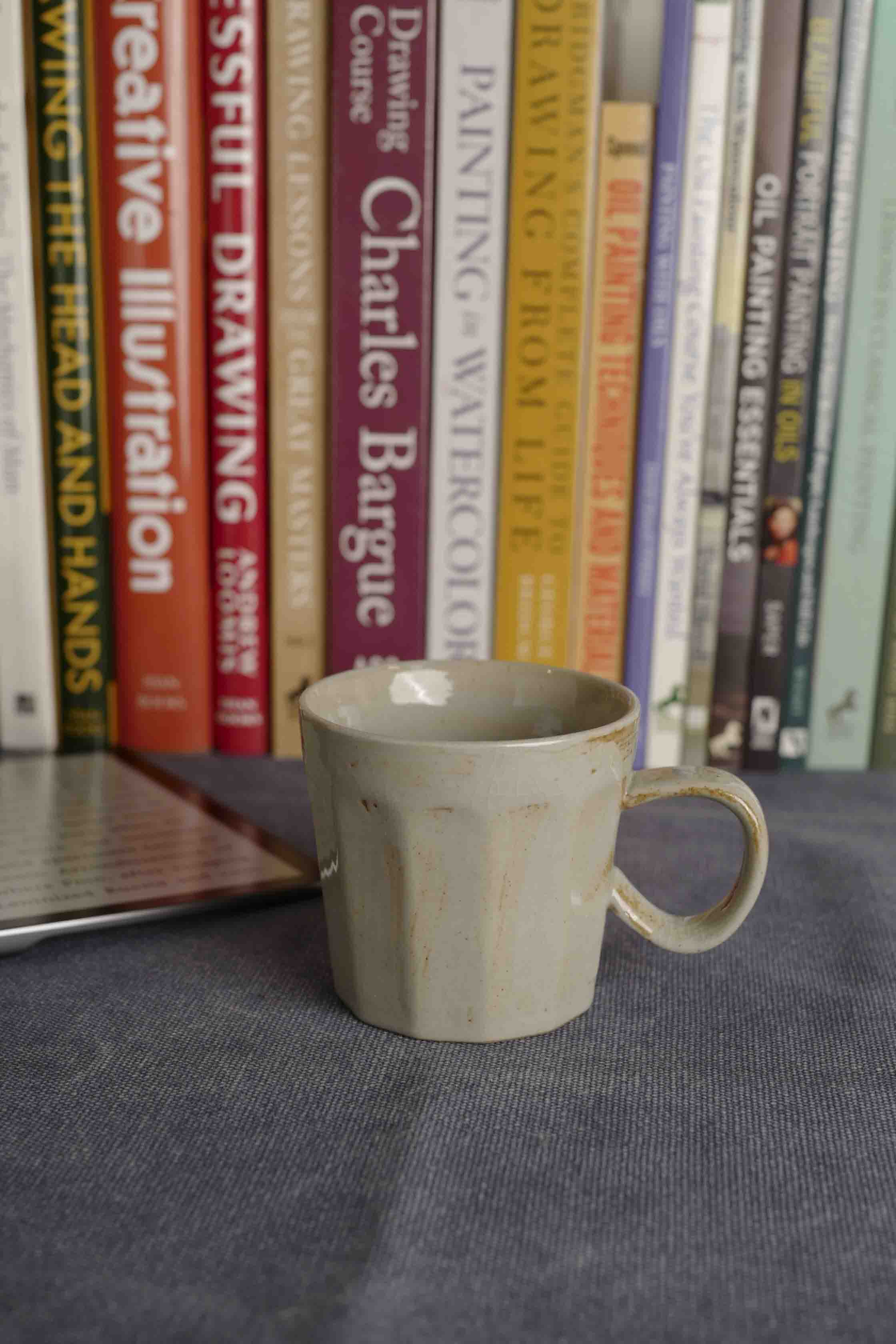Handmade Raku Yaki Mug: Rustic Japandi Coffee Cup