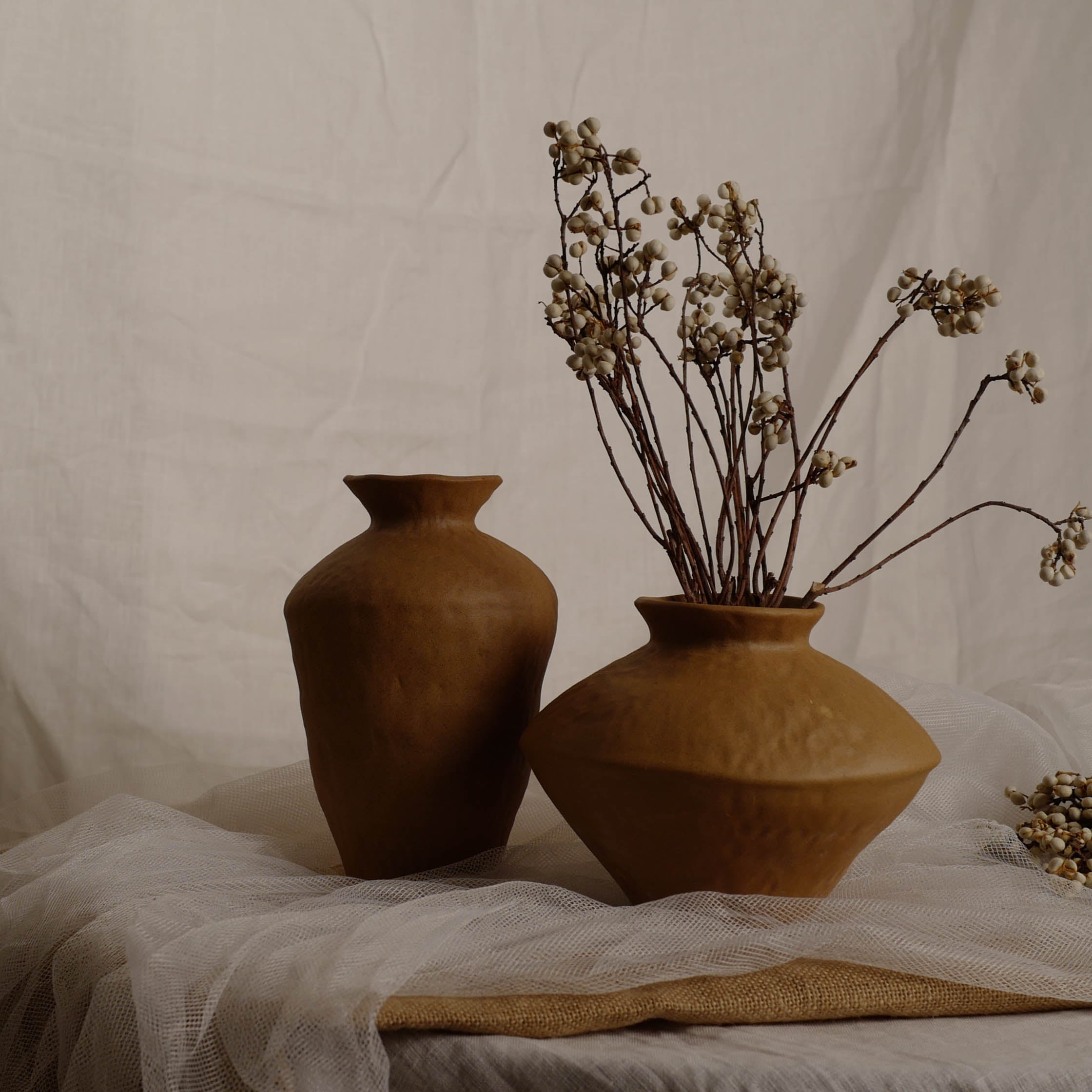 Serenity Sand Vase, Medium Round & Tall