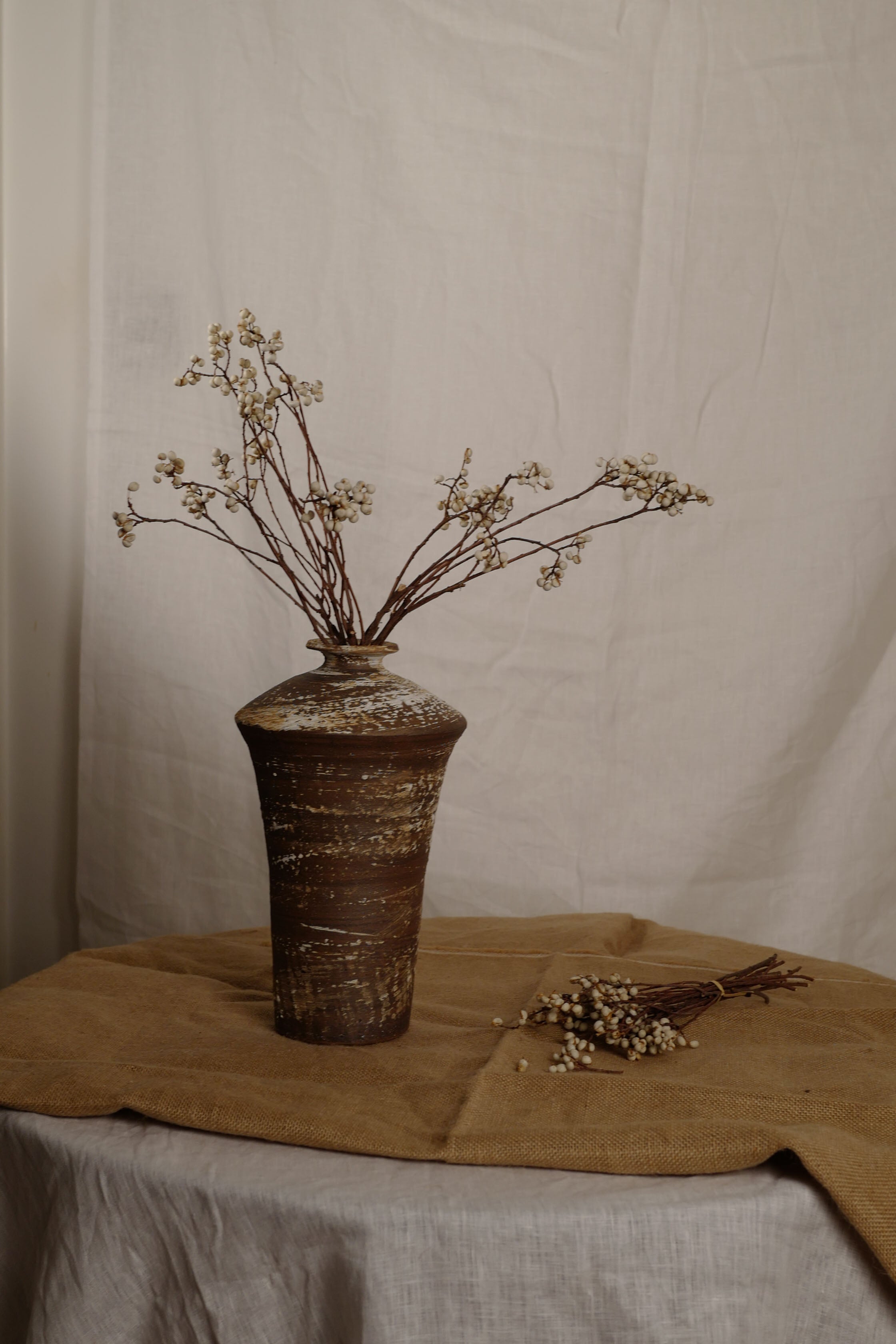 Saturn's Stripe Vase, Tall