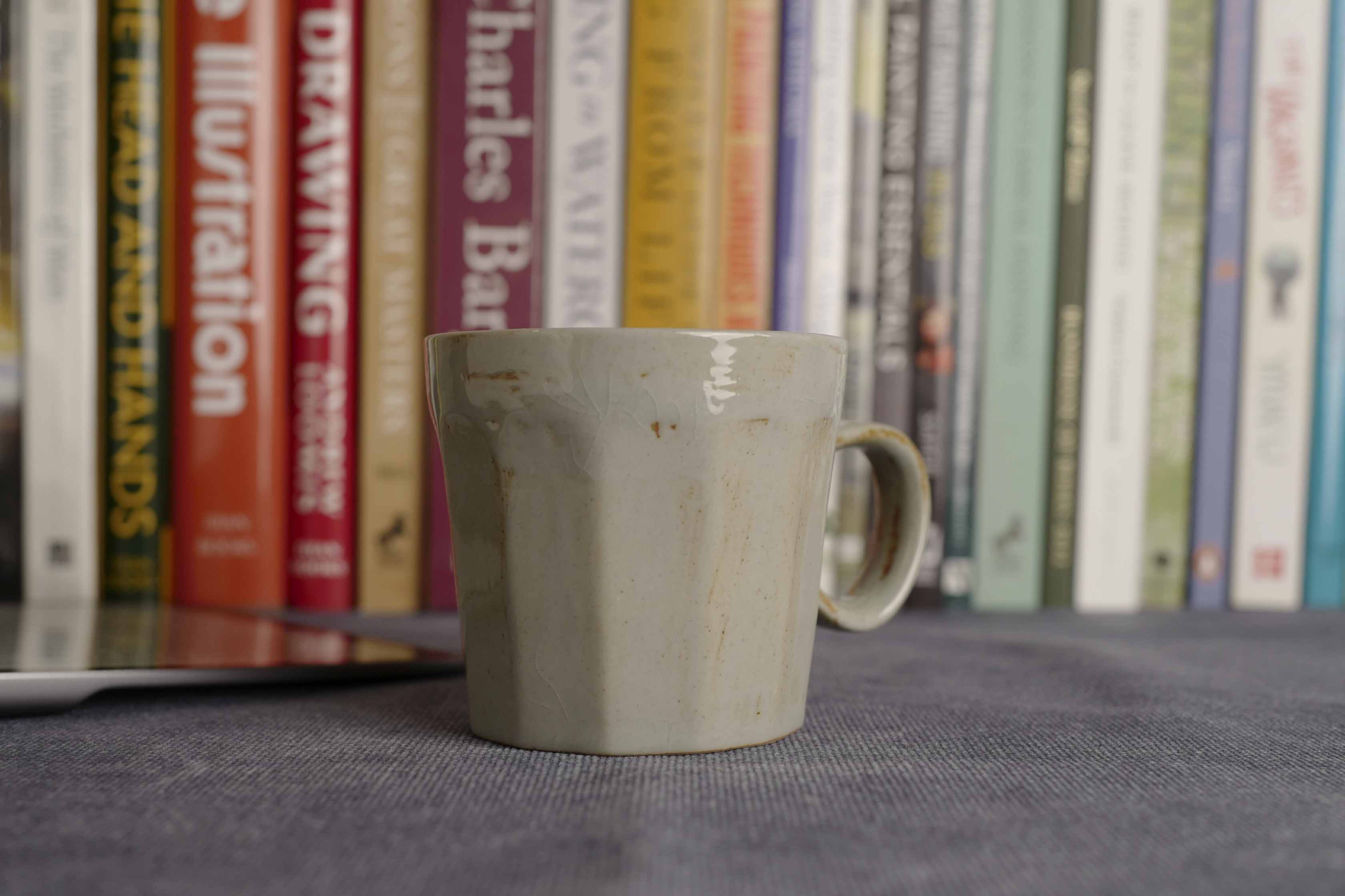Handmade Raku Yaki Mug: Rustic Japandi Coffee Cup