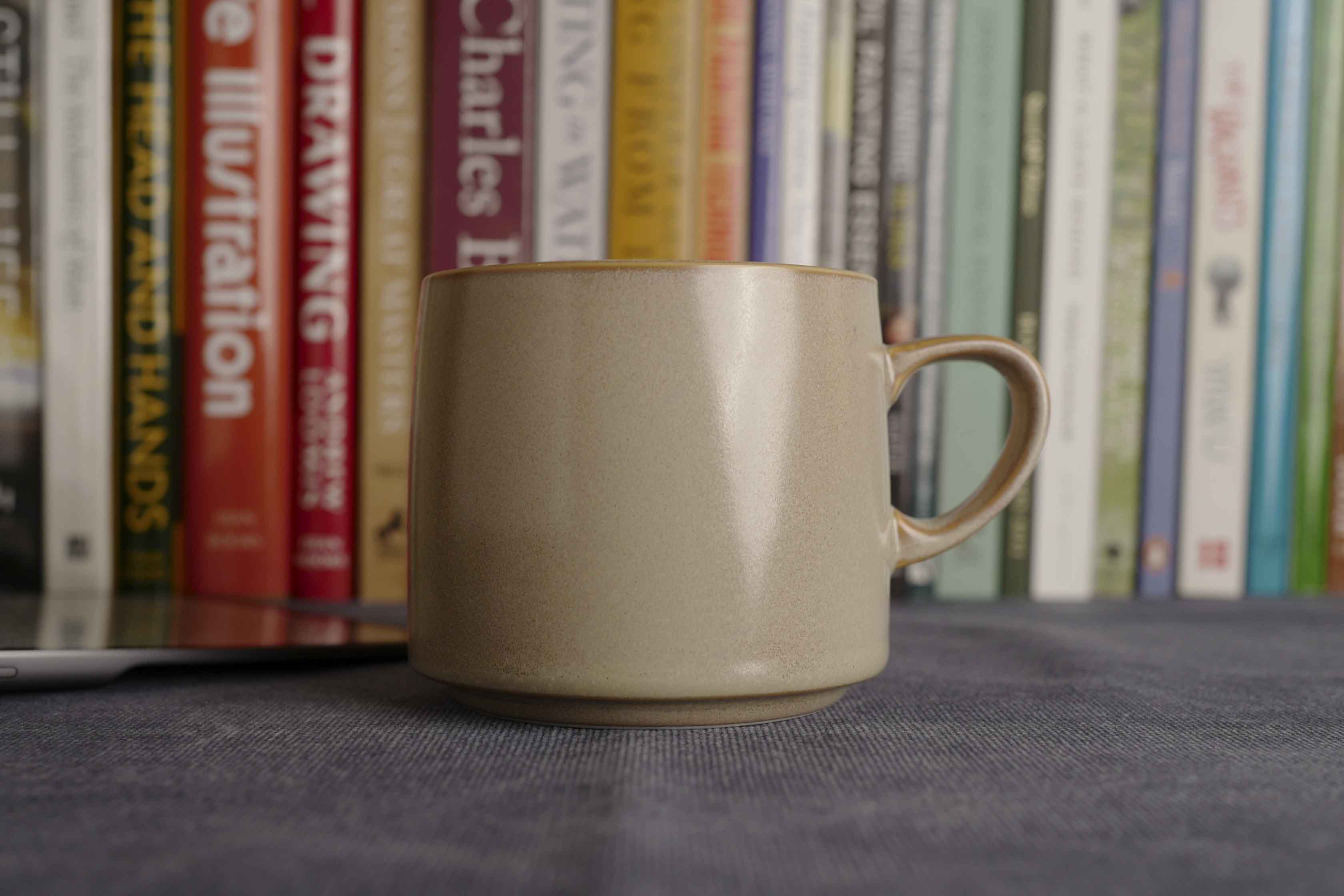 Handmade Wabi-Sabi Mug: Large Raku Yaki Ware Coffee Cup