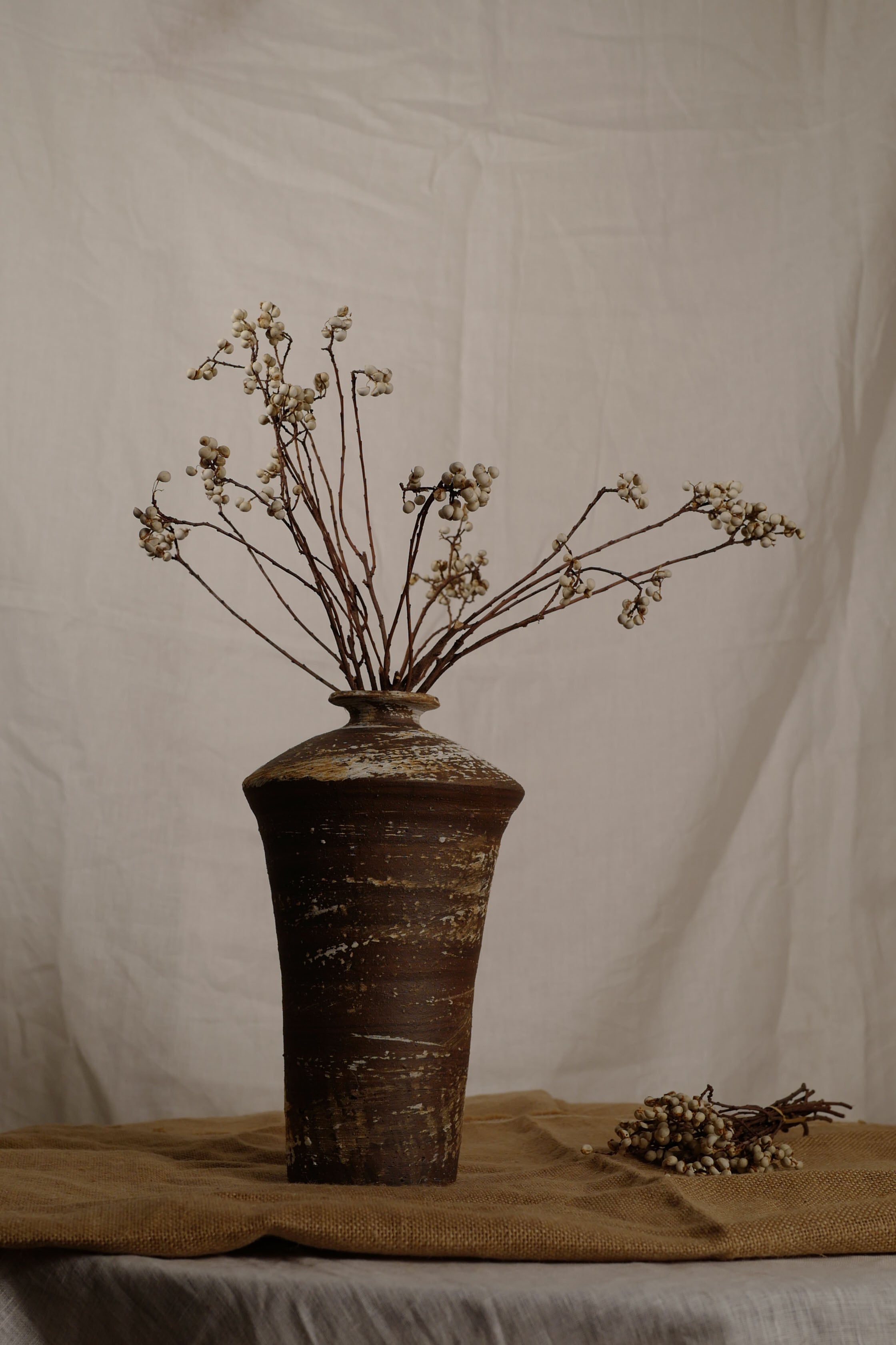 Saturn's Stripe Vase, Tall