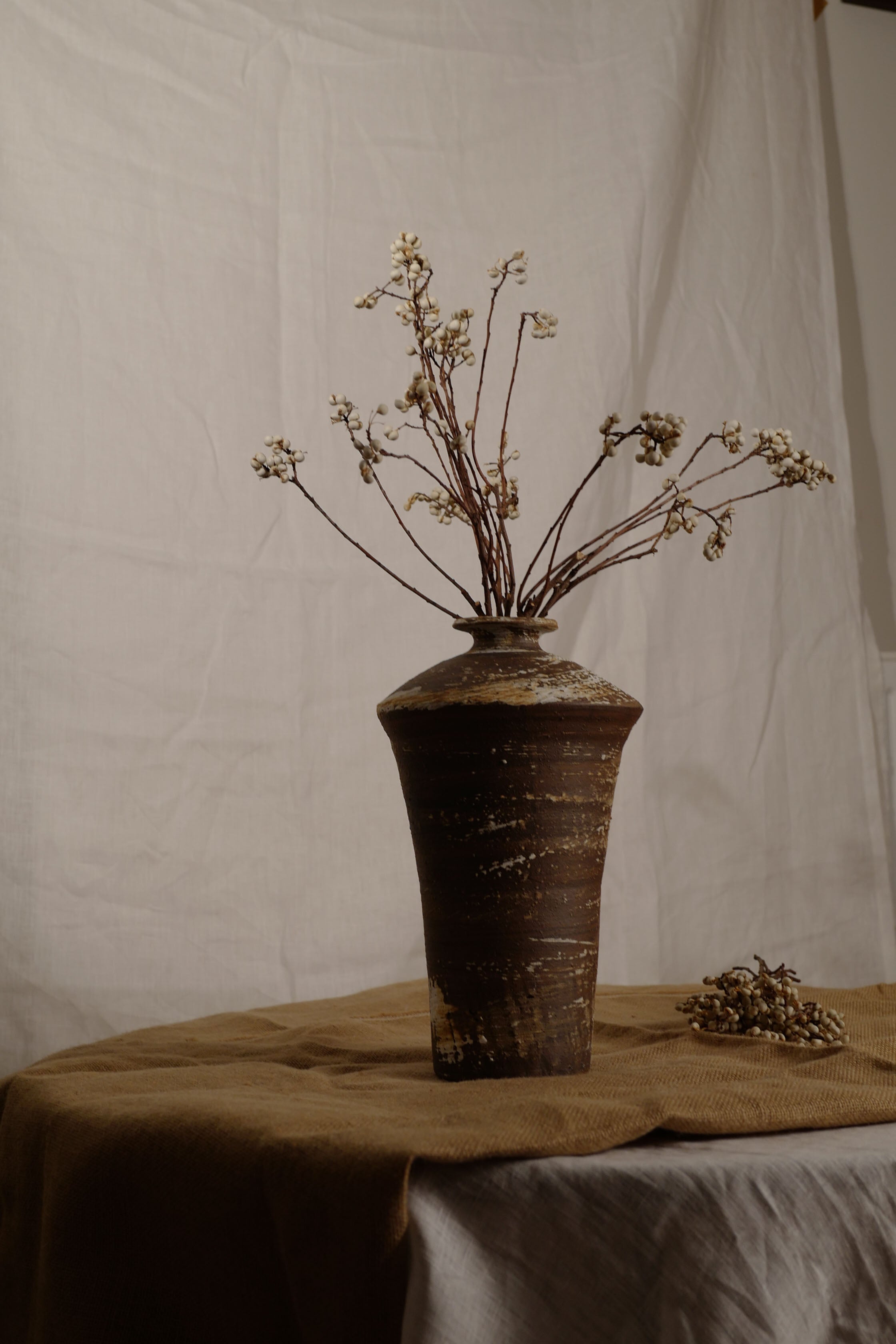 Saturn's Stripe Vase, Tall